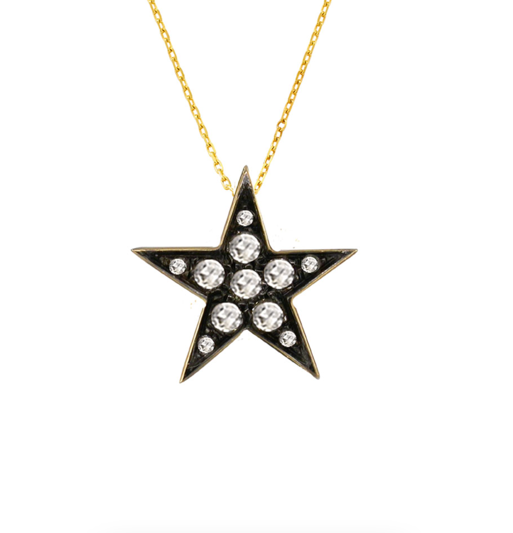Diamond Star Pendant Necklace
