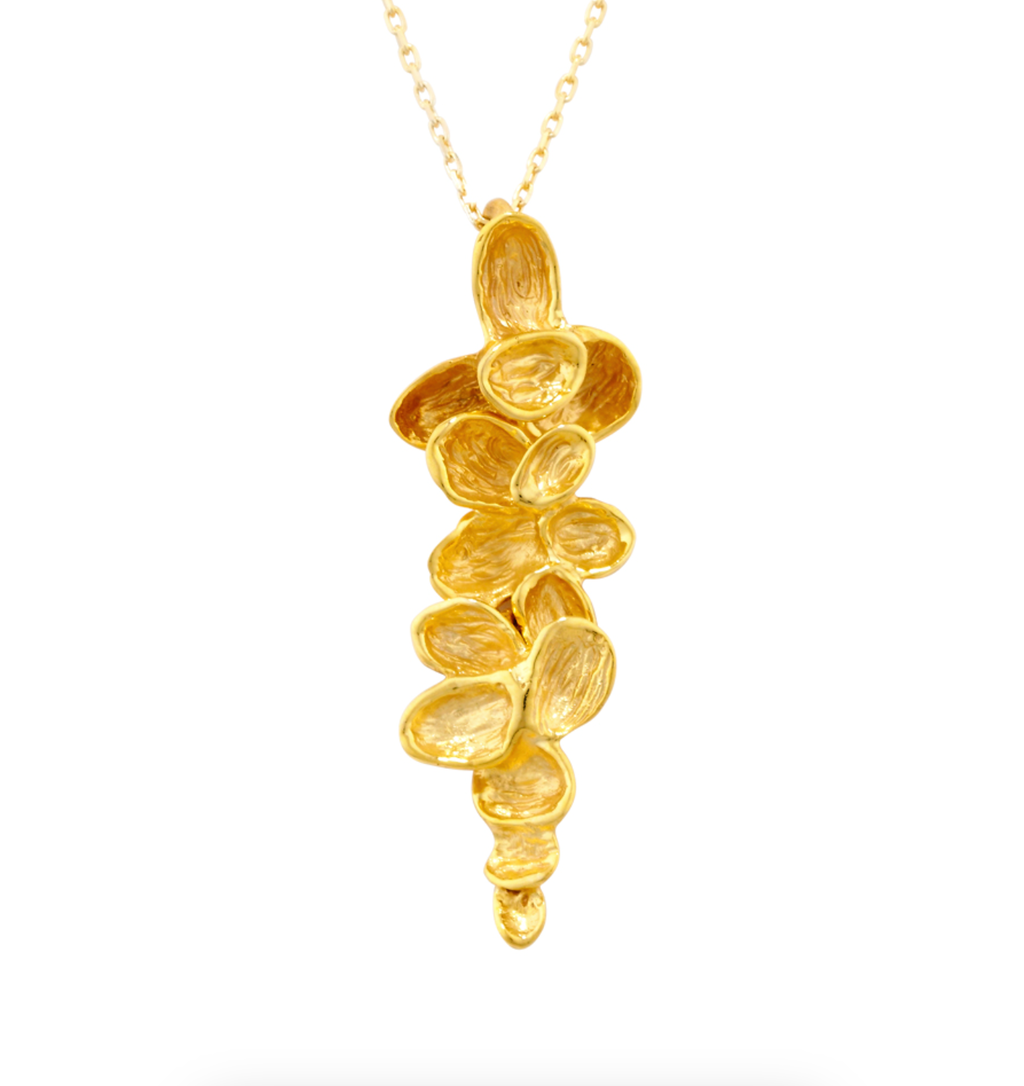 Stunning Falling Leaves Pendant Necklace