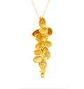 Stunning Falling Leaves Pendant Necklace