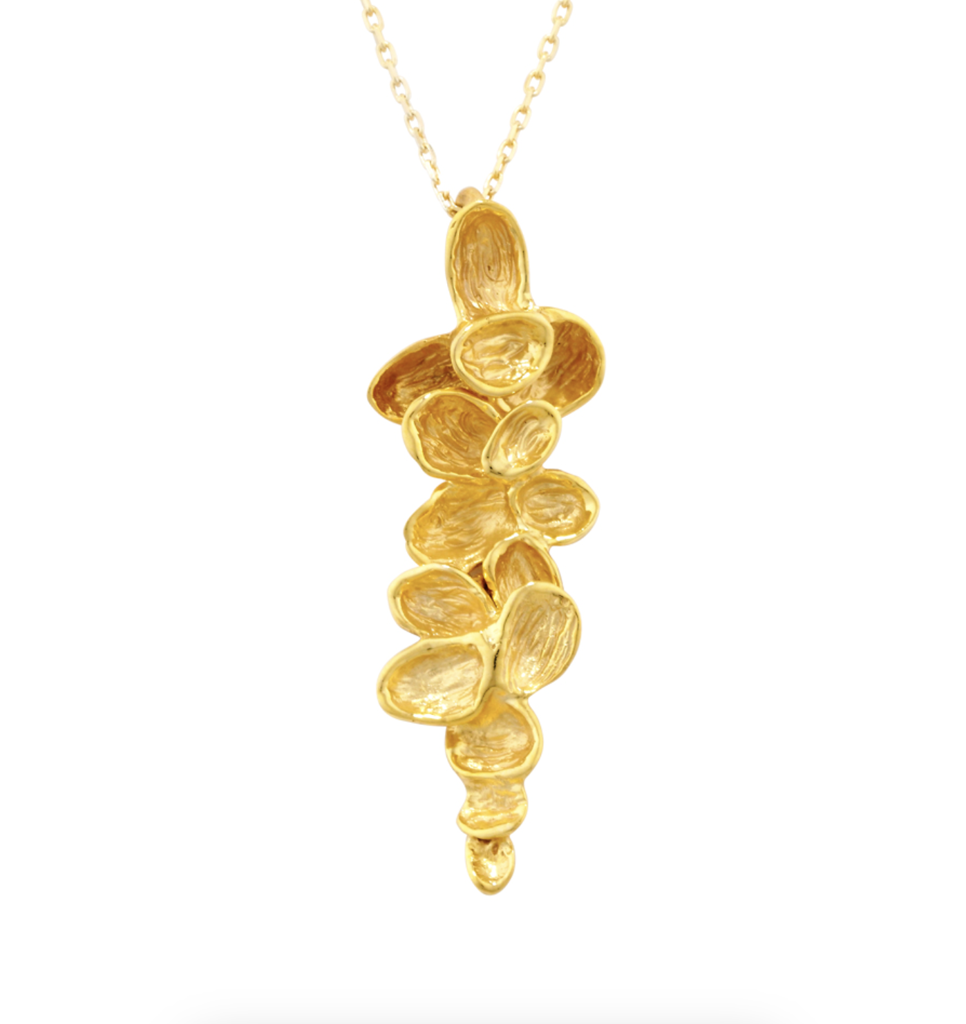 Stunning Falling Leaves Pendant Necklace