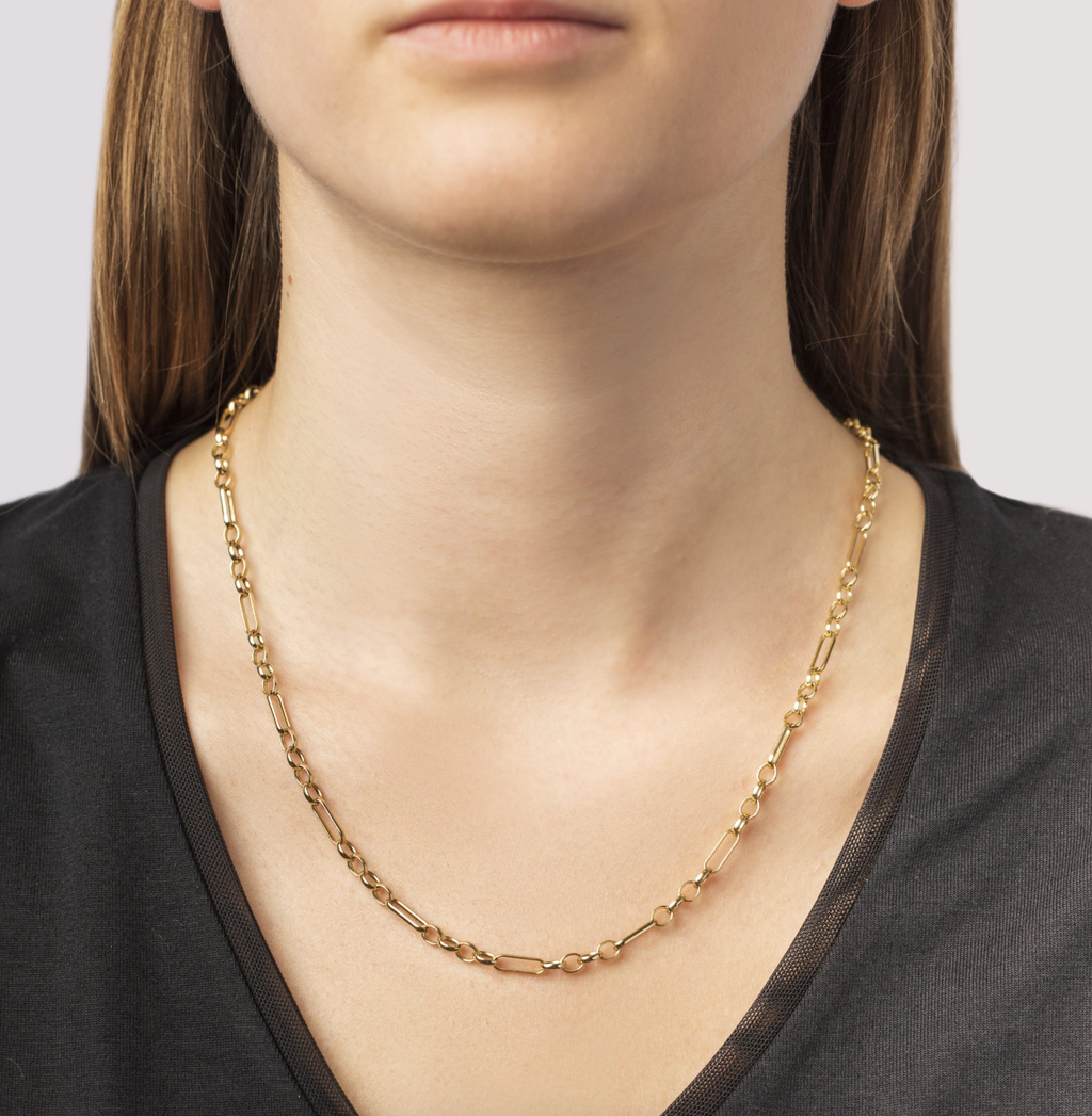 Flat Anchor Chain Necklace