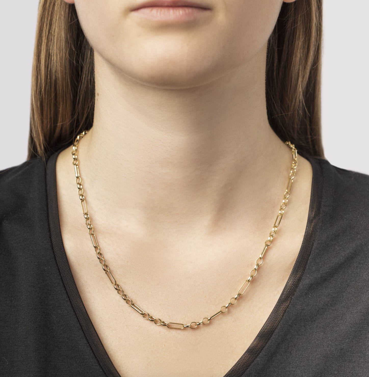 Flat Anchor Chain Necklace
