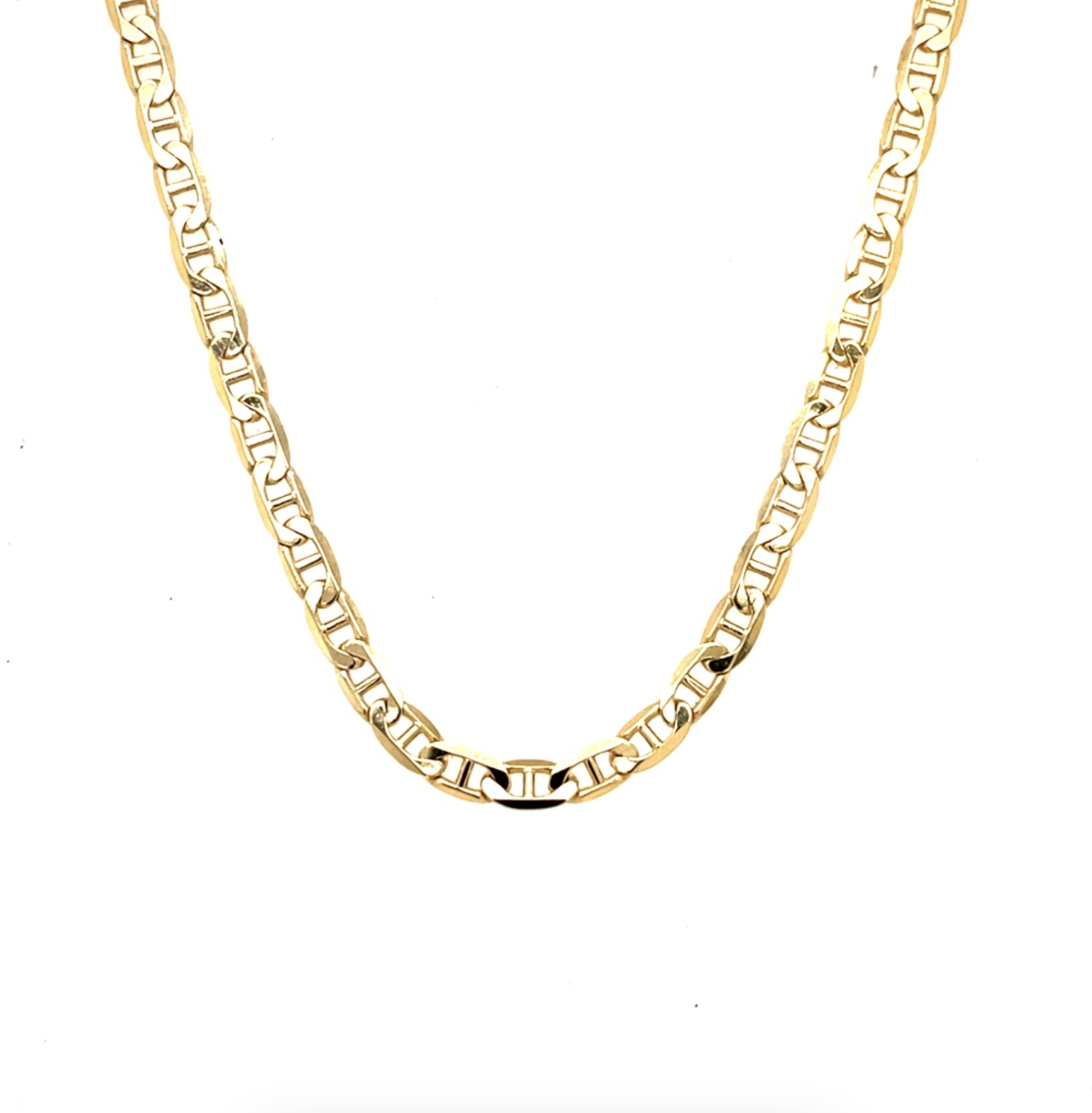 Flat Curb Chain Necklace
