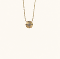 Folded Diamond Pendant Necklace – Small