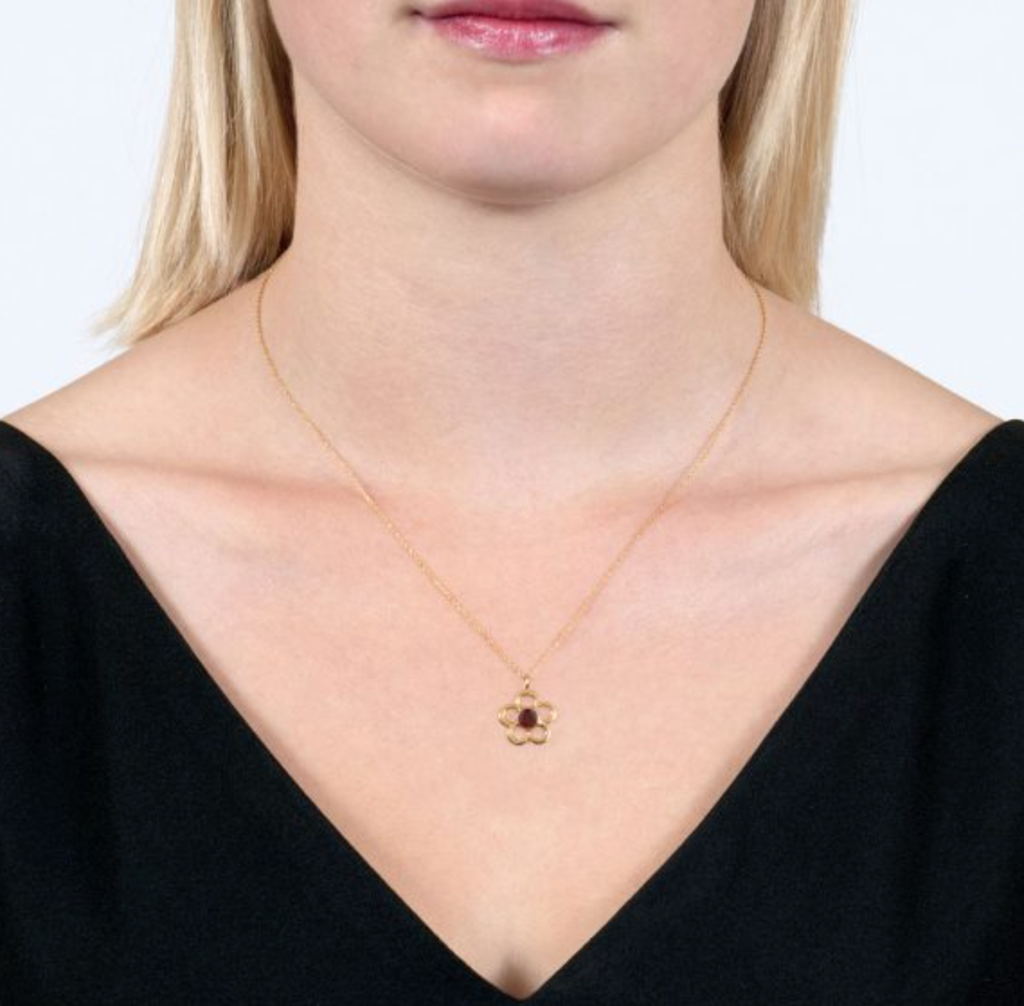 January Birthstone Necklace